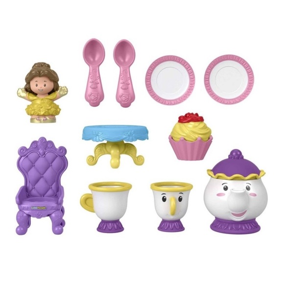 Fisher-Price Disney Princess Belle - Beauty and the Beast Tea Set NEW - Picture 6 of 9